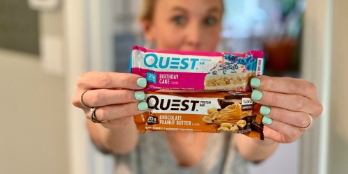 Quest Protein Bar 12-Packs from $13.99 on Amazon (Regularly $32) | 5 Flavor Options