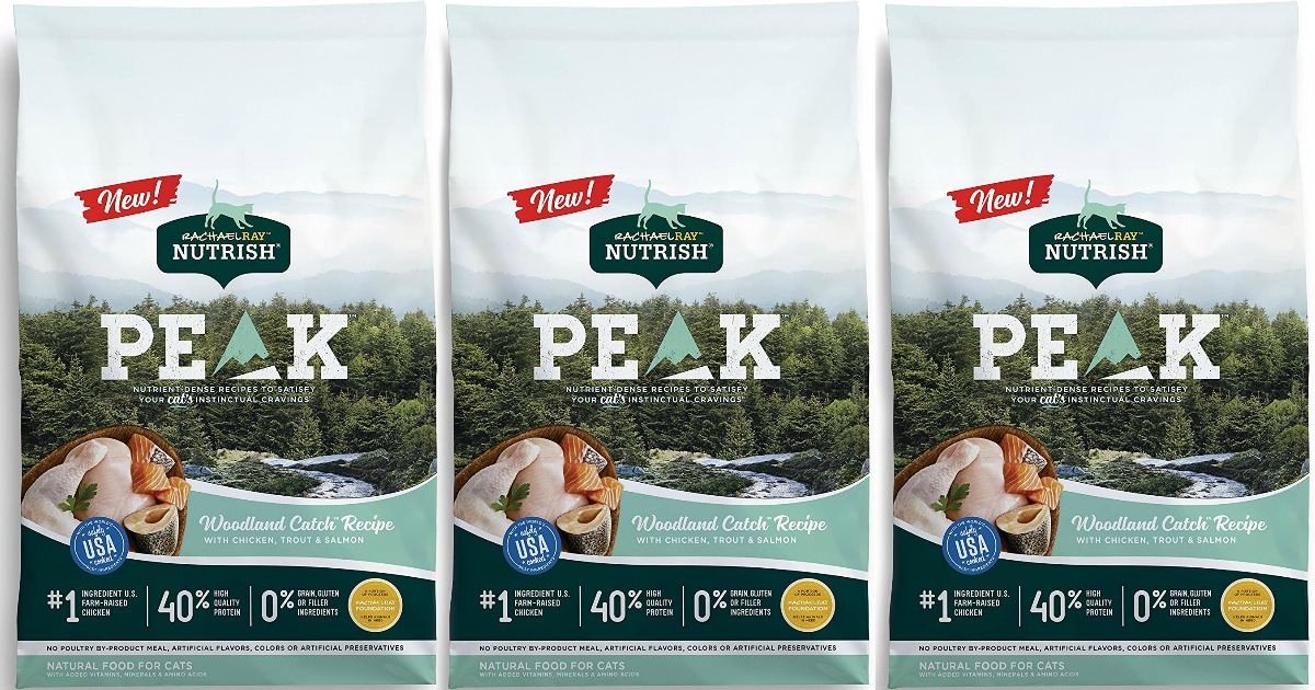 Rachael Ray Nutrish PEAK Cat Food 6-Pound Bag Just $9.79 Shipped on Amazon