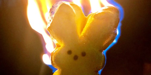 Have Leftover Easter Candy? Try Roasting Marshmallow Peeps Over a Campfire