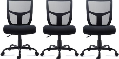 Staples Mesh Back Fabric Office Chair Only $45.50 Shipped