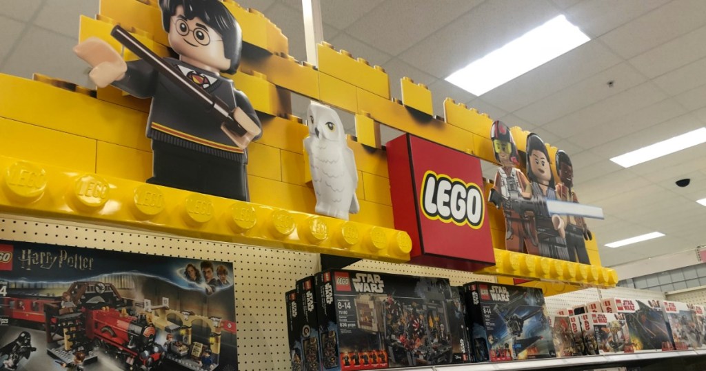 LEGO Sign and displays at Target