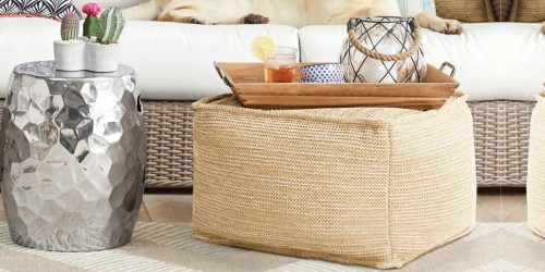 Threshold Woven Outdoor Pouf Just $38 Shipped on Target.com (Regularly $60)