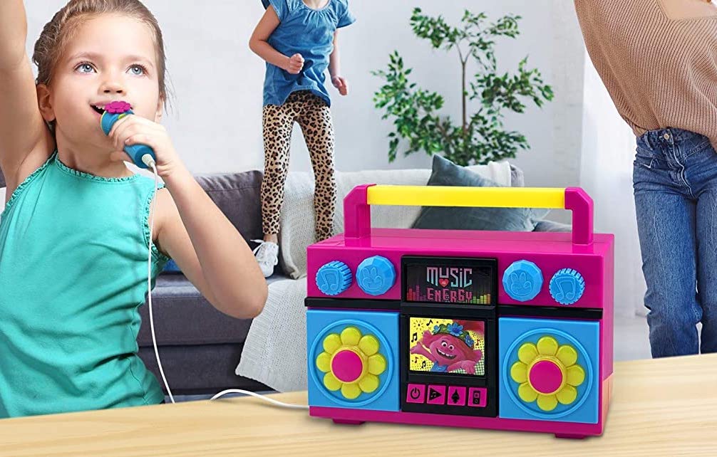 Dreamworks Trolls Bluetooth Karaoke Machine Only $25.81 Shipped ...