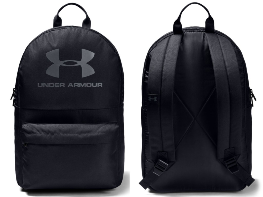black sports backpack