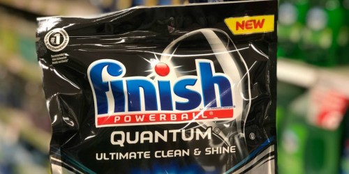 Finish Quantum Dishwasher Tabs 58-Count Only $9.67 on Amazon