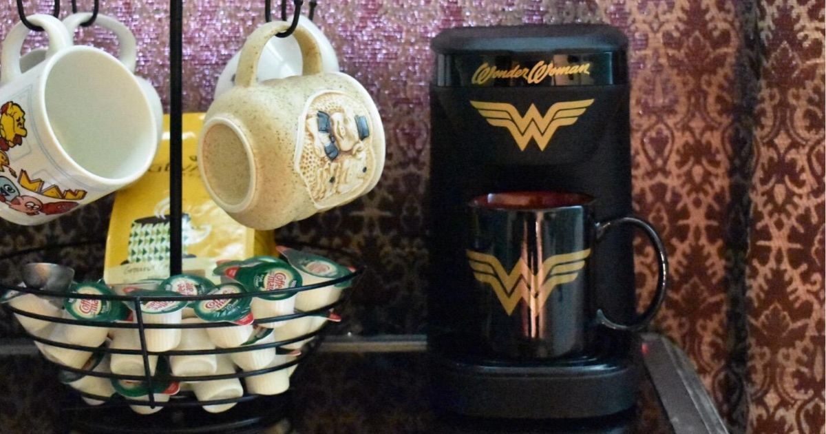 DC WONDER WOMAN 1 CUP COFFEE MAKER
