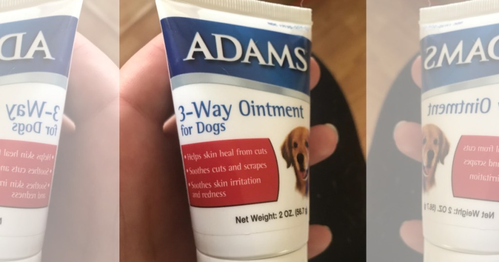 adams ointment in hand