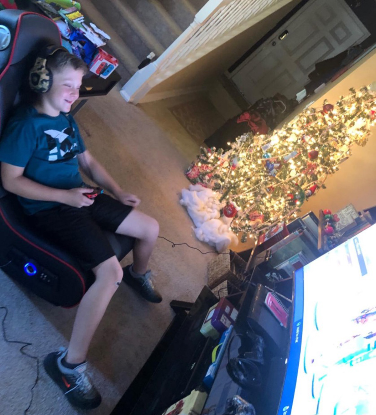 boy in gaming chair