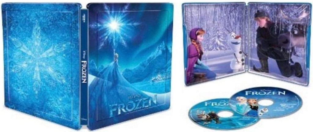 Disney's Frozen Movie Case and 2 Frozen Discs