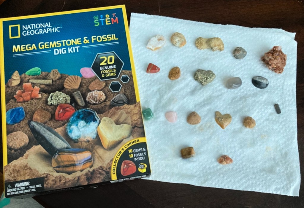 science kits for kids - national geographic gemstone excavation kit