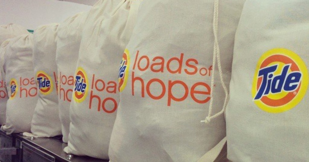 Tide Loads of Hope laundry bags