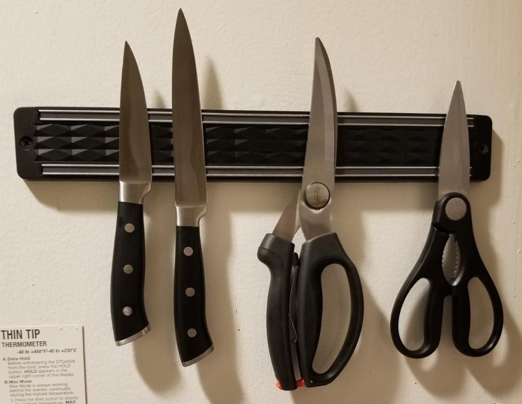 magnetic knife holder strip