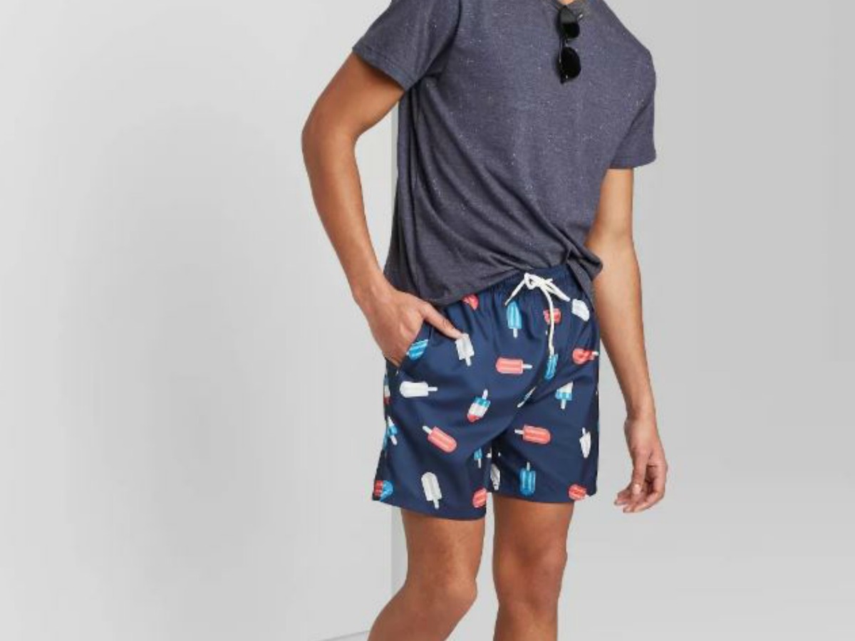 target mens cat swim trunks