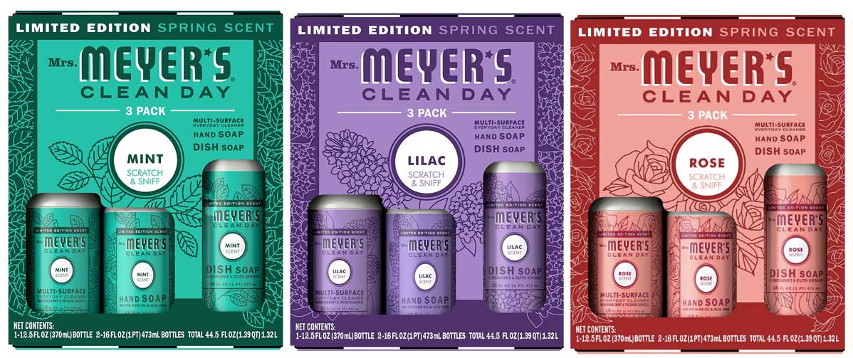 Mrs. Meyer's Kitchen Variety 3Pack Only 9.98 on Sam's Club