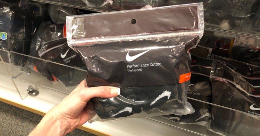 Nike Socks 6-Packs from $14.97 (Regularly $28)