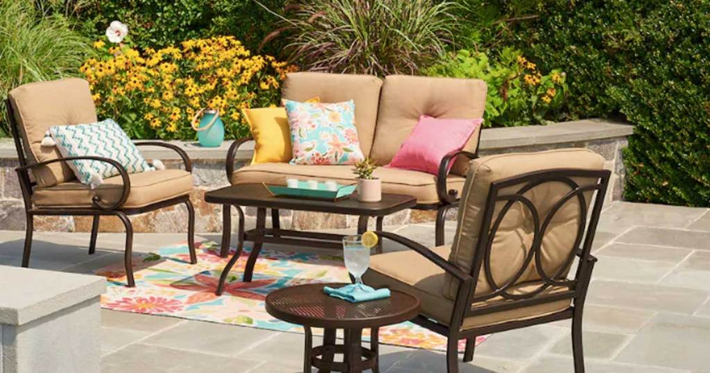 claremont outdoor dining and seating set