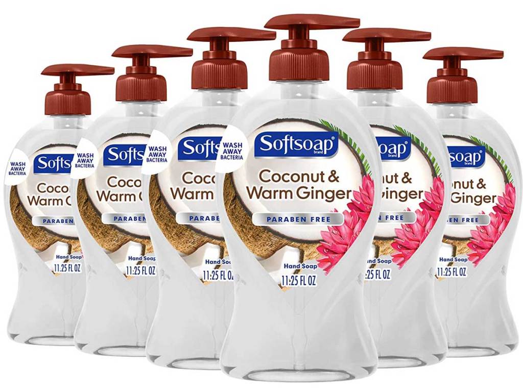 Softsoap Liquid Hand Soap Coconut and Warm Ginger 11.25oz 6pk