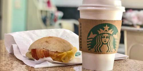 Half-Off Breakfast at Starbucks?! Rewards Members, Check Your App for This Offer!