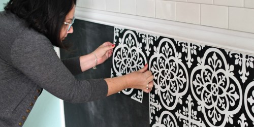 We Installed This Peel & Stick Tile for Just $50 and Love the Results!