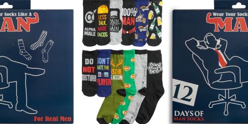 12 Days of Socks Gift Sets as Low as $3.49 Shipped for Kohl’s Cardholders