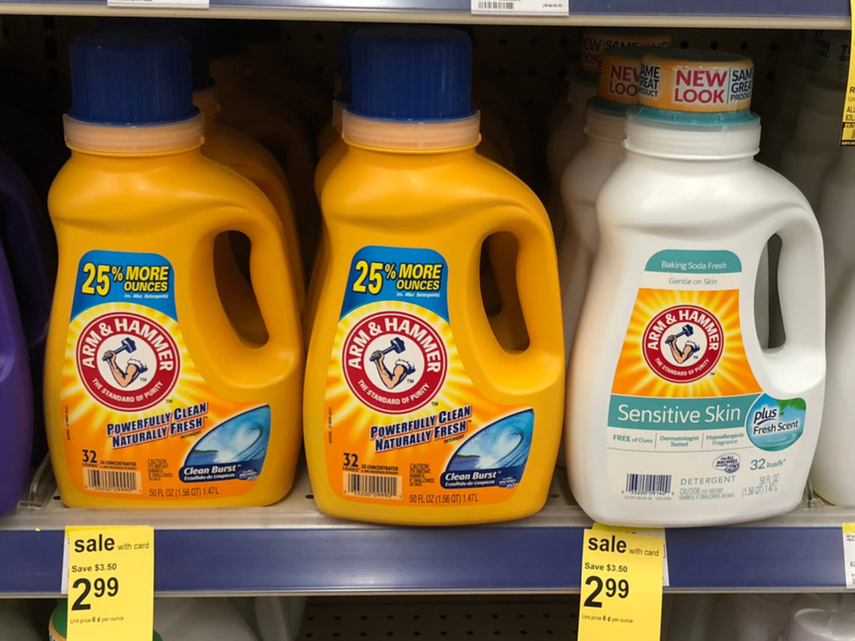 Arm Hammer Laundry Detergent Only 1 99 On Walgreens Com   Arm Hammer Liquid Detergent Walgreens 