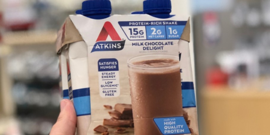 Atkins Chocolate Delight Protein Shakes 12-Count Only $13.59 Shipped on Amazon (Reg. $25.50)