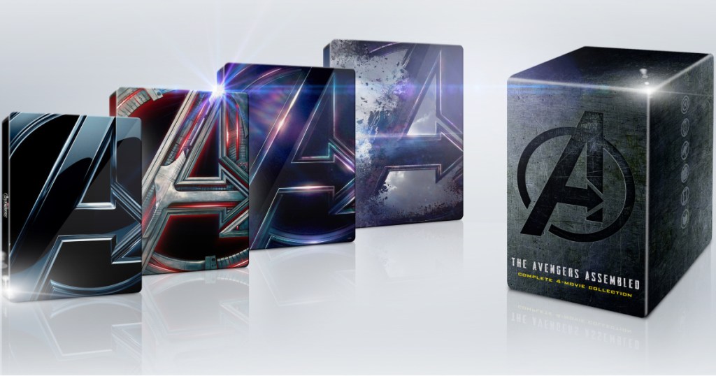 Avengers movie collection box and movie boxes