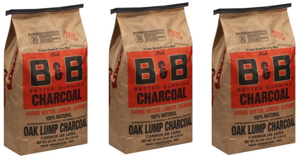 B&B Natural Oak Hardwood Lump Charcoal