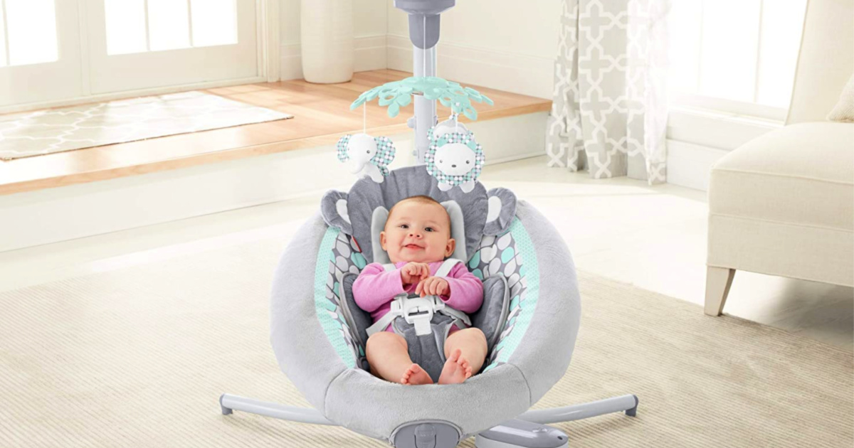 fisher price baby swing monkey