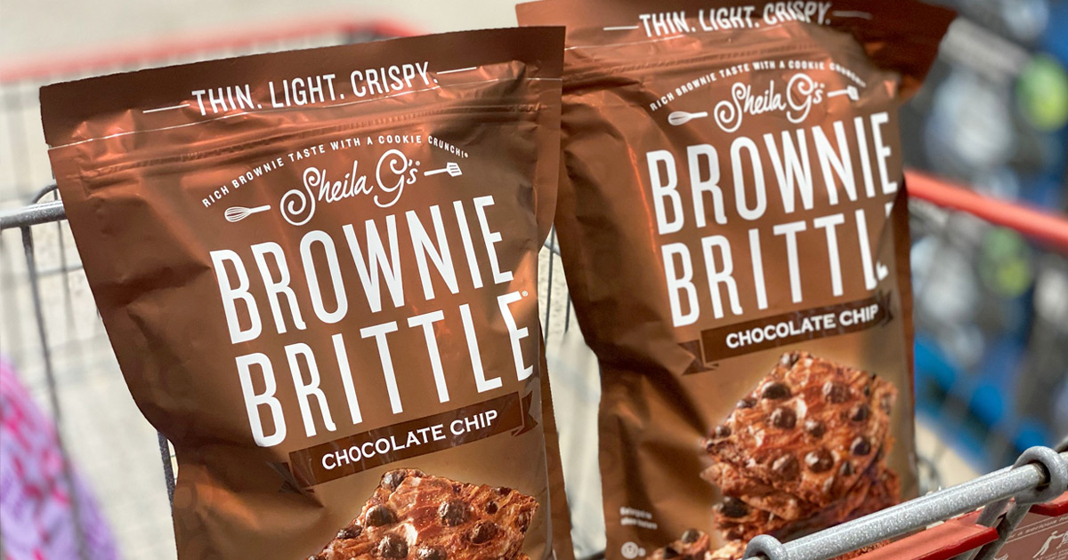 Buy One, Get One Free Sheila G's Brownie Brittle at Costco