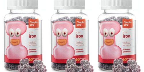 Chapter One Iron Gummies 60-Count Only $5.97 Shipped on Amazon (Regularly $15)