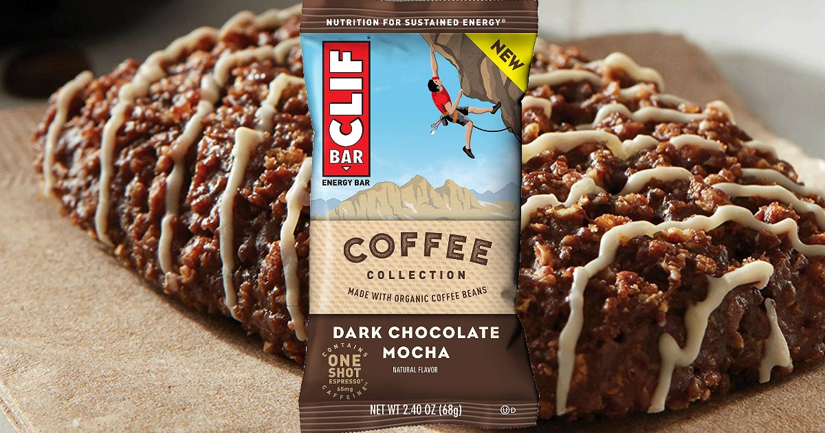 coffee flavored clif bar in packaging