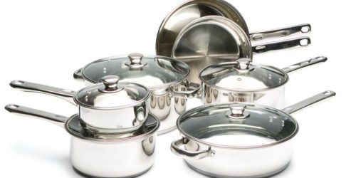 Cooks Tools 8-Piece Stainless Steel Cookware Set Only $27 on Belk.com