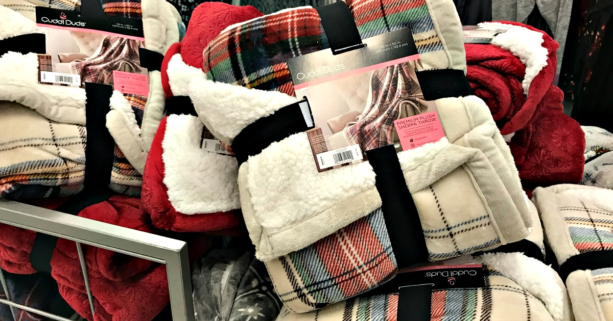 Cuddl Duds Plush Sherpa Throws from 8.99 Shipped for Kohl s