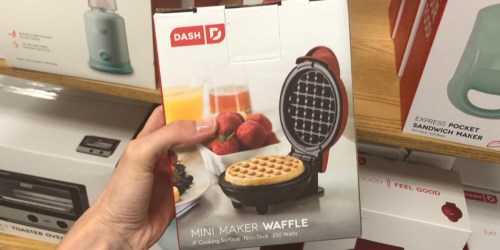 Dash Mini Waffle Makers & Griddles Only $8.99 on Kohls.com (Regularly $18)