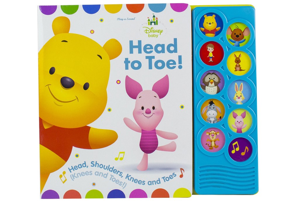 disney baby winnie the pooh head to toe sound book