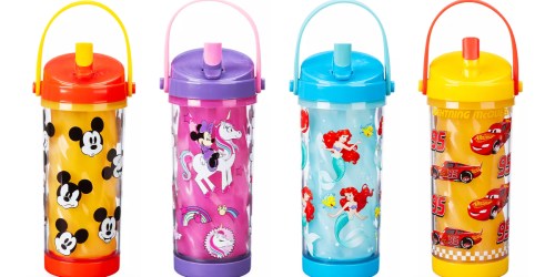 Disney Color Changing Drink Bottles w/ Flip Straw Only $7 Shipped (Regularly $13)