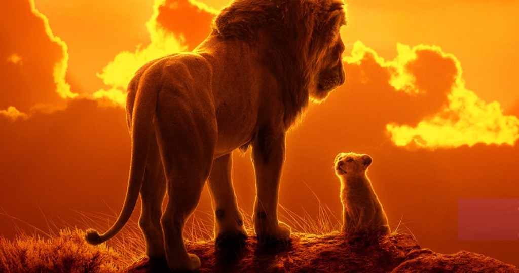 A scene from The Lion King live-action film