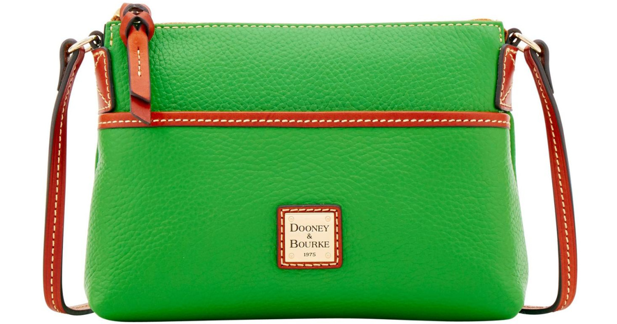 dooney & bourke pebble grain ginger pouchette shoulder bag