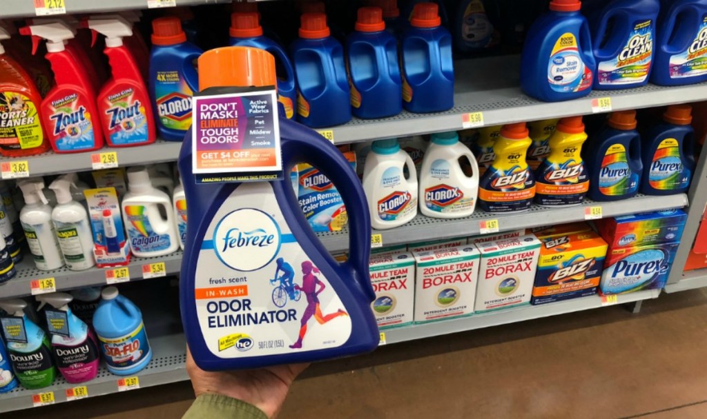 Febreze In-Wash Odor Eliminator bottle