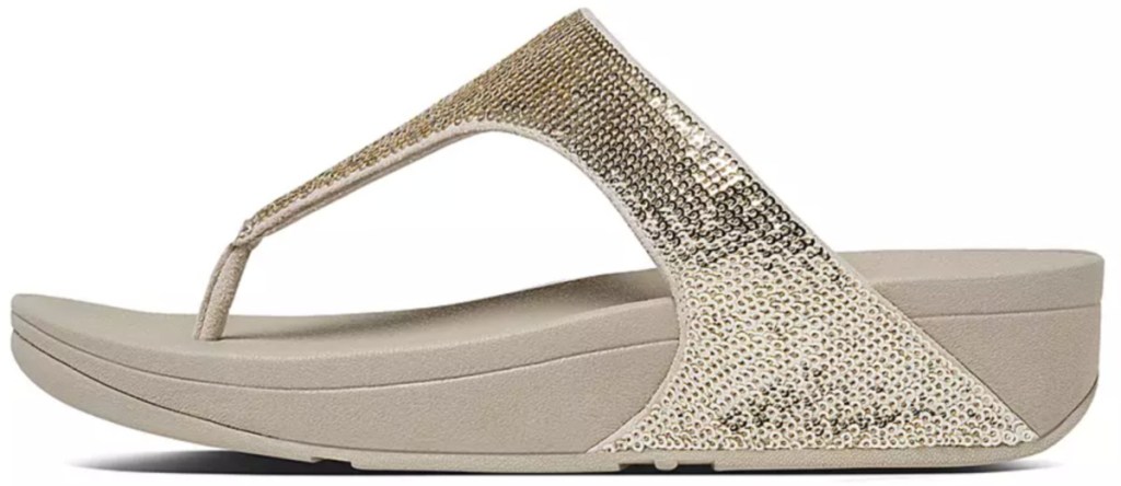 fitflop sequin sparkly thong sandal