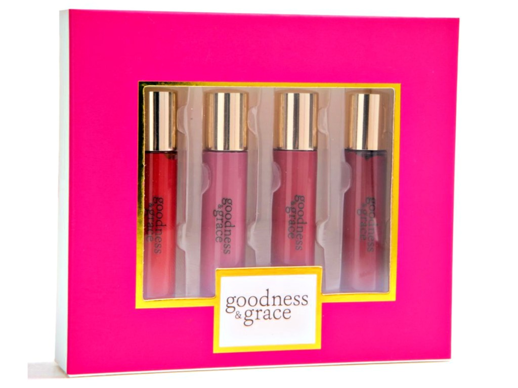 Goodness & Grace 4-Piece Lip Gloss Set