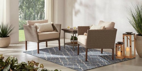 TWO Wicker Patio Chairs w/ Cushions Only $179 Shipped on HomeDepot.com (Regularly $229)