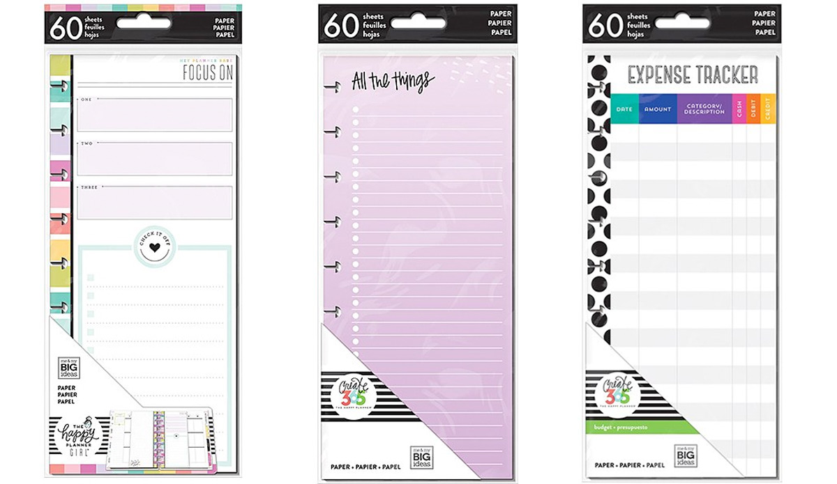 happy planner classic notepad