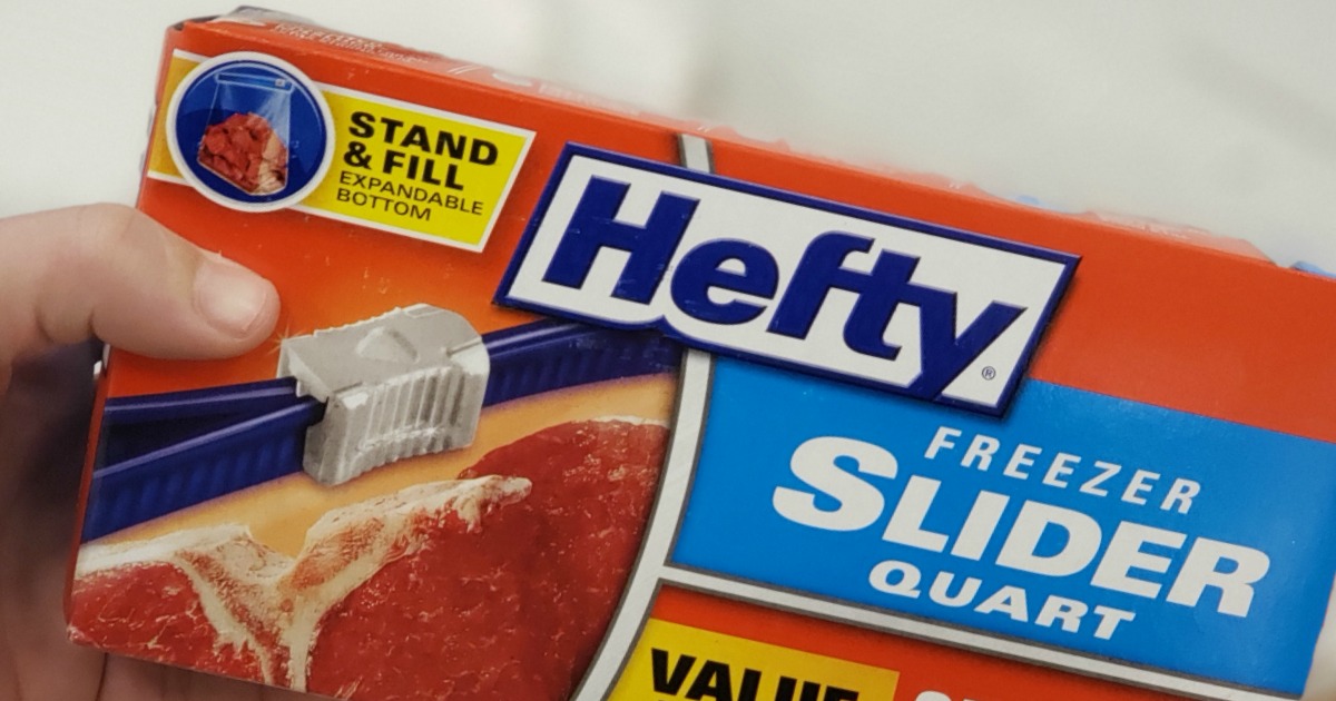Hefty Slider Quart Size Freezer Bags 74Count Only 5.44 Shipped on Amazon