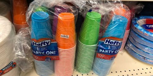 $5 Off $20 Household Essentials on Amazon = Deals on Hefty Party Cups, Glad Trash Bags + More