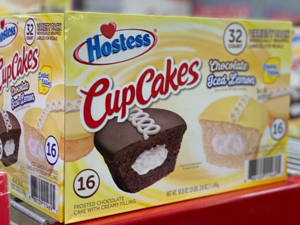giant box of hostess cupcakes