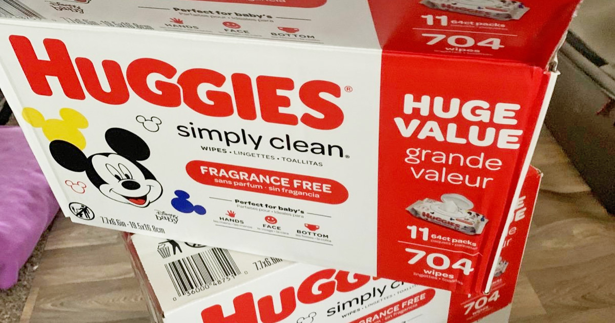 huggies simply clean wipes