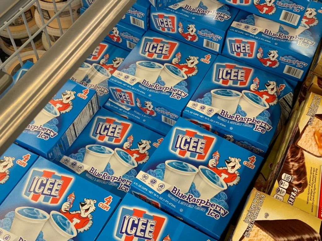 Icee Blue Raspberry Ice Cups 4 Count Only 129 At Aldi 7699