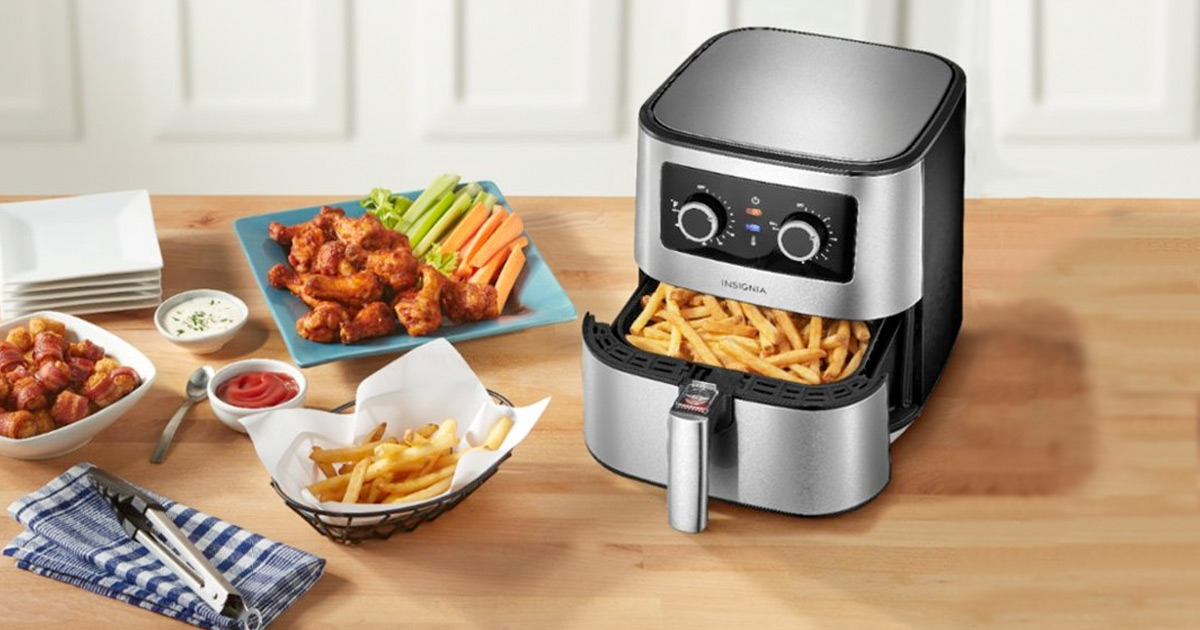 Insignia 5-Quart Stainless Steel Air Fryer